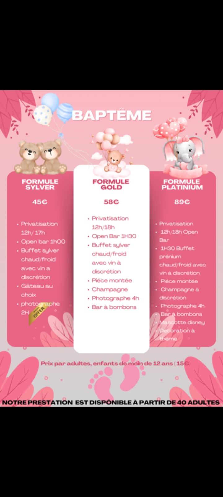 Privatiser notre restaurant pour le baptême de votre enfant à Marseille